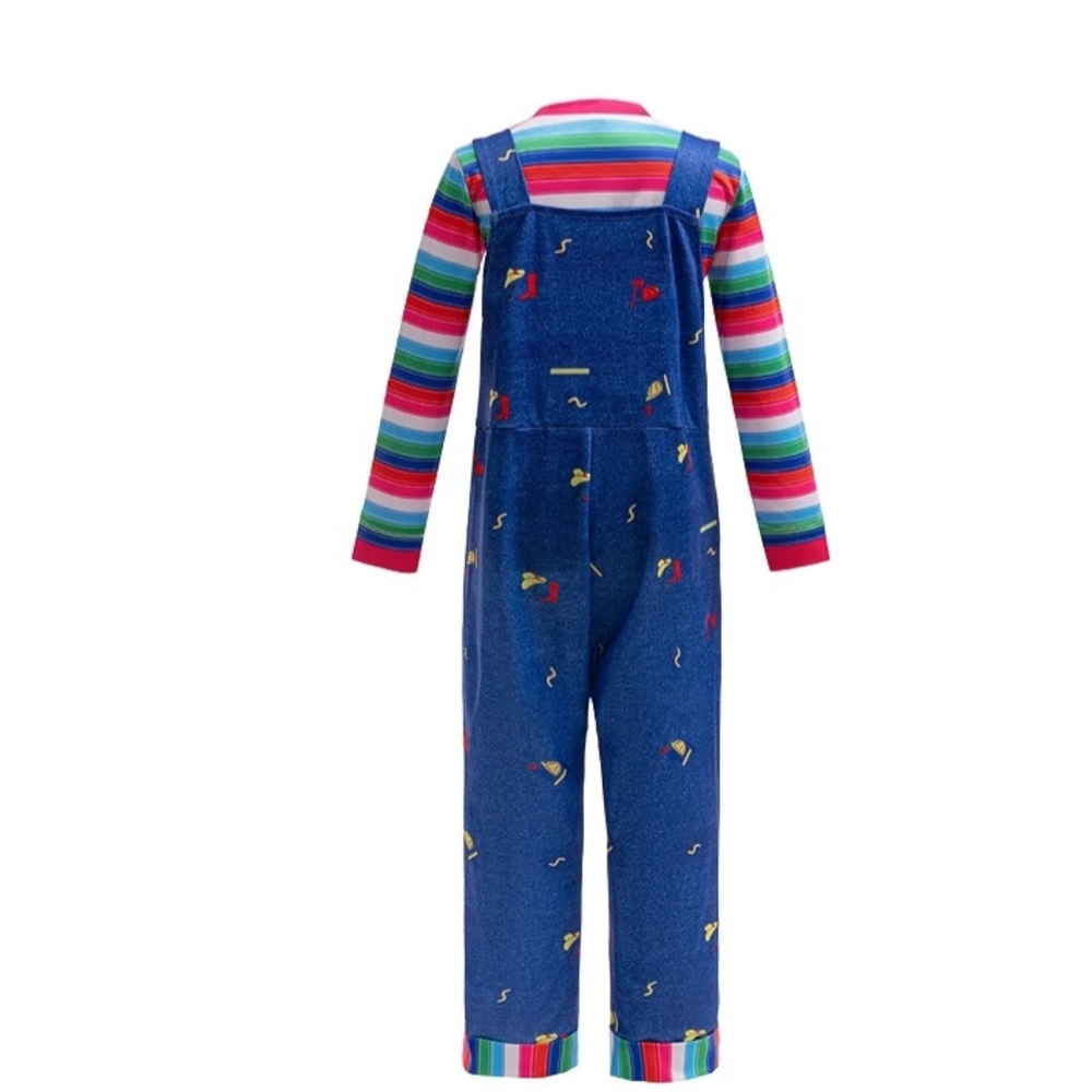 NEW Chucky Costume - Blue - Picture 4 of 11